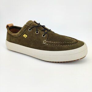 Sperry Crest Lug 3-Eye Women's Size 9 US Suede Green Oxford Sneakers STS84132
